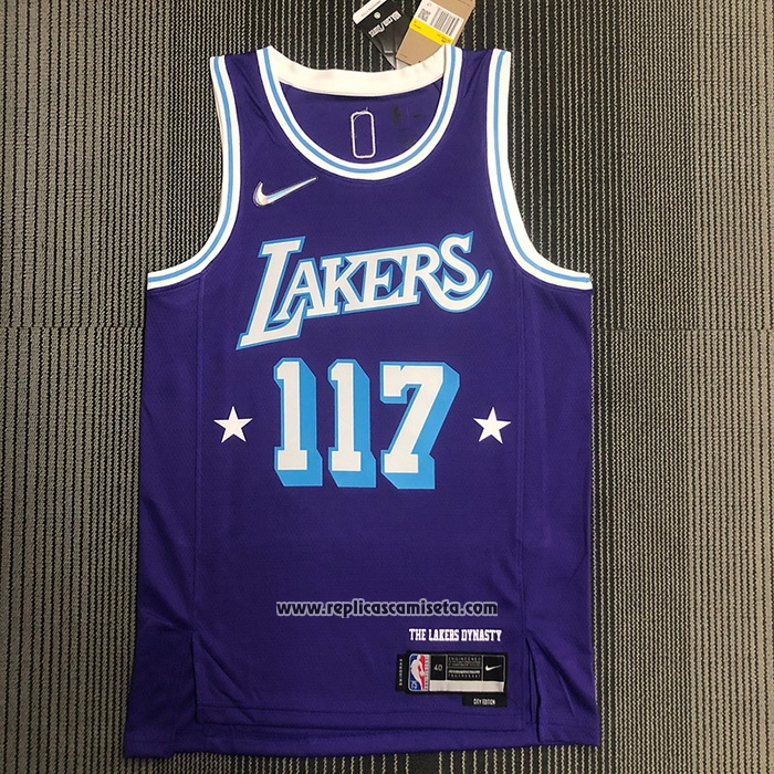 Camiseta Los Angeles Lakers x X-BOX Master Chief #117 Violeta